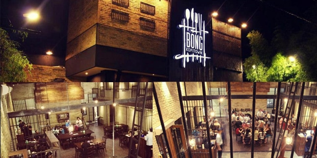 Bong Kopitown Jakarta tempat makan unik di jakarta