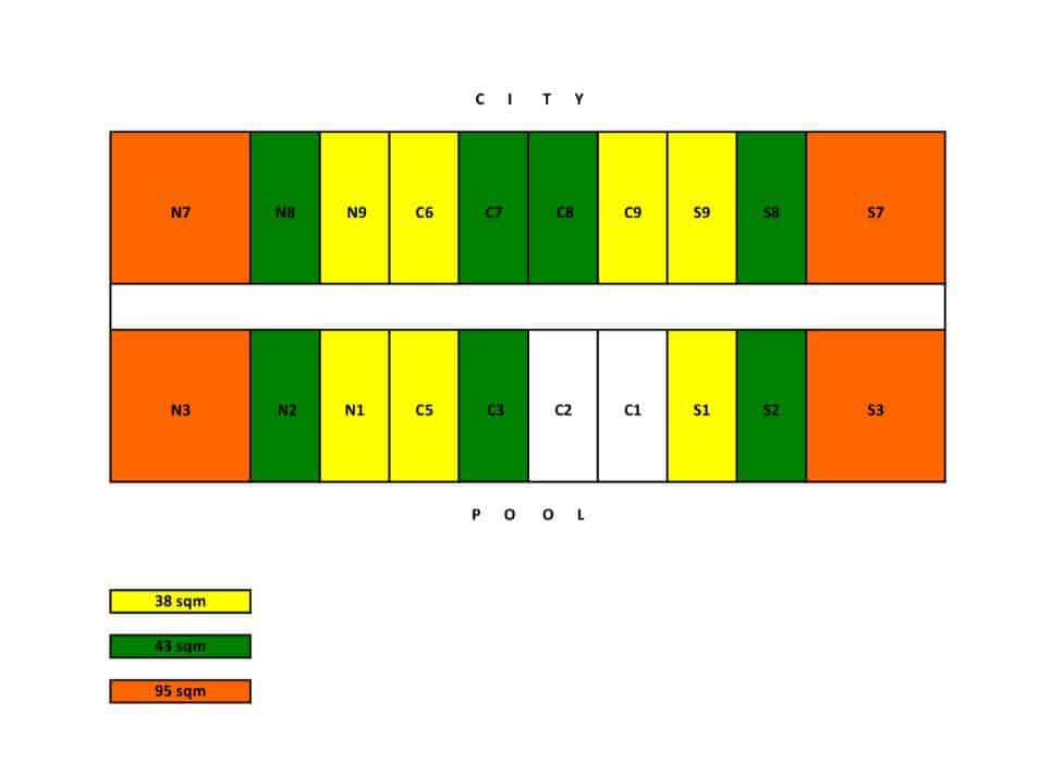 Floor plan Apartemen Kemang Village Tower Intercon, Sewa Dan Jual
