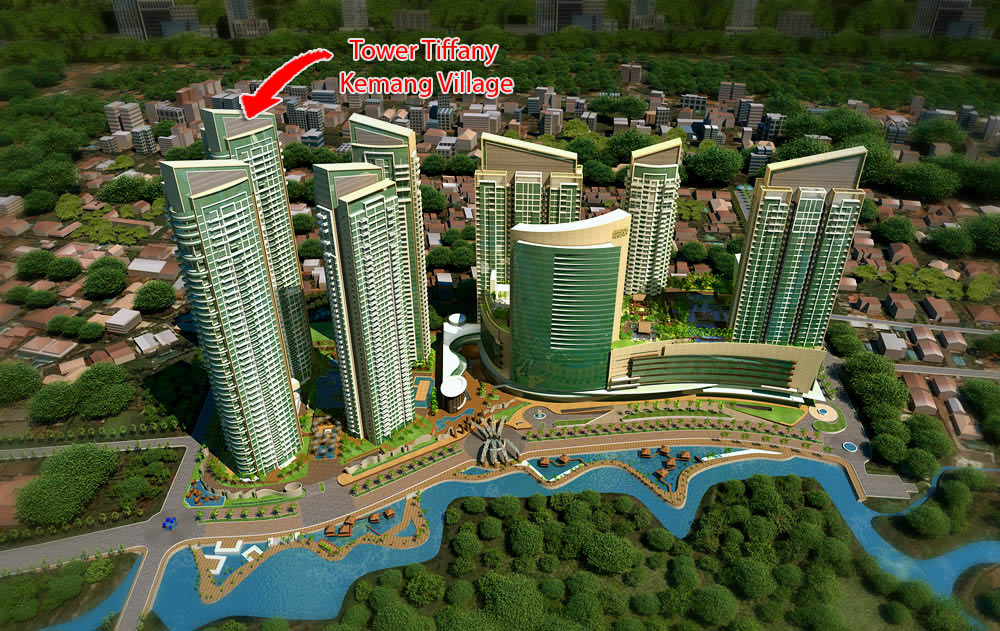 Mengenal Tower Tiffany Kemang Village, Posisi Tower
