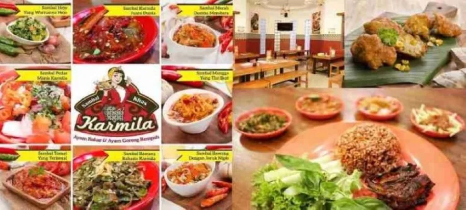 Sambal Khas Karmila tempat makan enak dekat stasiun tebet