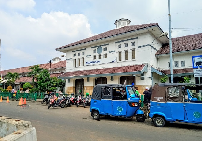 Parkir Motor Stasiun Manggarai Jakarta selatan