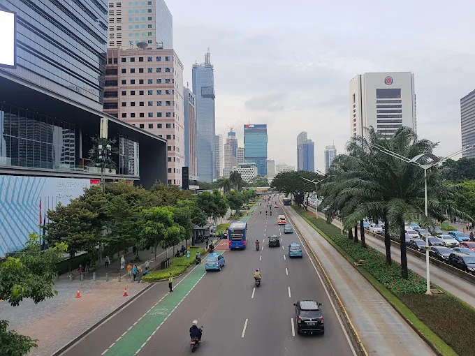 Lokasi Gedung Perkantoran Wisma 46 Jakarta Pusat